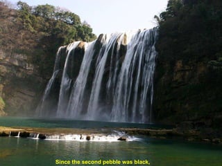 Since the second pebble was black,   