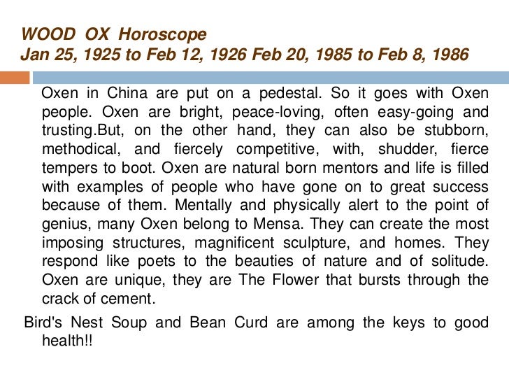 Chinese personal traits tics by Gabriela Guevara Q