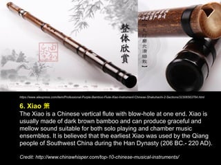 Xiao Flute Notes.pdf Chinese traditional music slide share-version | PDF