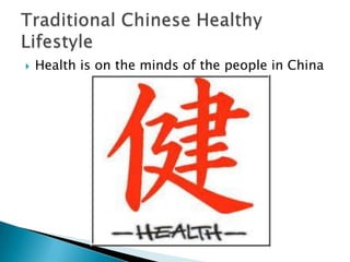 ? Health is on the minds of the people in China
 