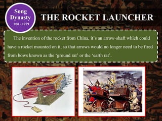 Chinese Invented Rockets Chinese warfare | PPTX