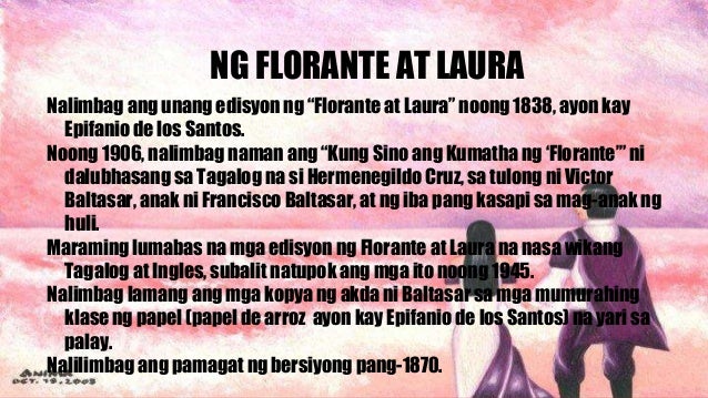 Aral Sa Florante At Laura Florante at Laura