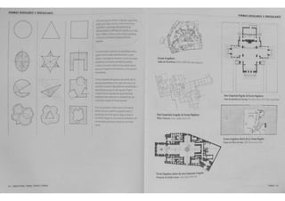 FORMAS REGULARES E IRREGULARES 
O~D ; 
i [ff1J 
46 / AIOUITETUU: FORMA, ESPA(O E ORDEM 
A5 ',xl!!35 ~kr~:s ~eur·u A.t..e!.ascu,.as p.,~.(5 
~:Jo rr ~~ ,,.,.,, ~' oc:= k ""'8 'crm.o 
~ttl"..(' orw u03 Sl' gmJ t'"lC!t je 
rr.<.•nH5:J·"' t rr~..n ~ •m ~o ~t m 011 rr.a 5 
e:ot!5.A es'era. a a .,_,..,, ocorc. ocr.:10 c ~ pir.l,...;,~e 
ccr!ut<.e'I'De !>..""'F* ;r'~= pa '&t 'or.r.as 
~It'- 
A5 •;1'mJ5 po<lt" CO!'U':1' 5IJ8 ~U 3M3k "'~S'Y.O 
oJJ•.do ~-•onr.aaJs; :r.!•s<er.a r·~t.l ou pe!a 
~~' ou 6.1'..royj' de e~,y~r.;o!;. A pa-;.• de no55as 
~perir,;;.a; ;;QI'1 'onras U"'l <.J•te;, ookmos 
!.Of'i,.,:r ~,...,. mo;;!~ rr~r::;a OJ t.cda en.; "".3, ~es~.o 
~...;r.-;u<" ira~rr-':O esta ia :,gr;l' 0J Ot.>rli paru t 
auesce•:a3,;. 
"w..a51rr'..-1.nS s~ a~.e.:;s cu,as pa,....t!> sl~ de 
"'.:.A.rcz.a o.~ ... ~ na"~ t se rel.a=:or:am entre~ tit 
."'3 '"rrr.a r.:;ccre•:t. S.Jo ~t'li'"'~'tt 3%<!Yetncas' 
mB so .g.,.'" J • .e 85 'arm,;; r~J an:!i. ~cdt'll 
cc·s;w ·'c!TT.a> ~uiJrtji ~a; o,,s !i e:e"'t~".OS 
.,..~ .. a~ ;ora~ s.~"3,~'"'5 oo resu tare"1 ~t urr.a 
GC."'~n ~-a·oe'0<1!13s~.a't!i. 
Como. ra a.-q. ~.. . 'li.li<la'I'O!i :a•;.:, ccm rr.:;ssas 
~'.!135 CC1'.? com ~.pef"U9 t!ip3Gla'5vaz<as, e 
~ ,-ef ~~ "'~3 ;OM"'':A ~J.af' ~u,a w.wa e~ 
....,.; .; f~ .,.~ .. :.$"'.De,.,.,._, xar.tra setrtr.s~:e. .. rr.a 
'~.a ltT~JJ· pede es;ar ~em uma 1orrr.a 
FORMAS REGULARES E IRREGULARES 
--·~ 
Formas lrregulares: 
Salao da Filarmonica, Ben m. 1956-63. r1a•s 5cl>ar&.r 
Umo (omposifiiO Regular de Formes Regulares: 
CasadeEspetacu1osCool!ley.R.•"!<', '''5. g:z.~. • _l(IJ'd .·_.,;; 
Uma Composiroo Irregular de Formas Regulares: 
Palacio Katsura, Kiorc. Jap~o. "'u10 XI 
Formos lrregulores denlro de um Compo Regular. 
Pro;eto do Patio aJ Casa. q" "~ 
Formos Regulores denlro de uma CompoS·if-00 1rr eg ulor· 
Mesquita do Sultao Hasan. " E.2' """" ..; 
FOIIIA H 
 