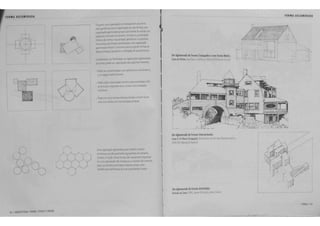 FORMA AGLOMERADA 
-+ • 
66 / AJOUIIOUIA FOUU, ESPA(O l OIOlll 
Er.J~,..o ~.a Dr3'1' LJYJ• u'l'.n u.u '%"1.mJ ·y,~ 
~ •..)'!"C".ncJ f.113 a o:-~3 <:a;;io ~e 5U85 form,~ ~~J 
~ ~)c) a; -.na.uzrIP3 5U.!I5 'a"" .II• <1e sxr.:o CC"' 
t1.,: • ....,5 ·~_,ode :a'!Wiho. •;,.-.au~ou pro> -JJ.Je. 
E.;· ., • Ja w·.s a !'t)•tar. ,.iJ! gec<r':r~ e 3118turaa 
:roo•~-- "3 JJ~ ';"'".a; ur.-.r.1 cu~b~ utr.J ,~-~ 
., :mlb, ~,.., ·" o ~.:oc~:.e ws r.GOfPO'l!r iQr!'".;o lit 
,; • .o!i 'J!'r.J:.OO. :amJ'".o!i e Ofl!~W,.J3 ~m ~:.a t~11:1.;11l 
C..'!W.;aJ•J3 ?~.l ~ ••• idz;•, !5 cnJ3'~ 8? orrc-a<l~ 
&! 'X"" .IS pc,Jt~r. w ~·za:.~s <135 ~- ~~ ,.,,.~ ras: 
. f~ ser ~:ans COMOar.A'.:IW a .<r.a 'om'.a ou 
a '"-or. ~.~,.o rr:atre ~.J~ 
• ~~ e;,';,l;· '!.3 "•J;Uo sc.'T.e•:-e pe'J r-ro.<11.:l3<le a.,,. 
U.8~Al3"t~'"5t' .. 5• ~oo'Tt5W'nOeriW3~~ 
•,o.~,. 
. i'oat"' :.eru.s •1l'·"'" ·tt~'or.ua!i t "•'" •·oe em 
~, ~.:a'~,-,.3~"' ""'"' .a•dade de faces. 
~m!l or~a·cu~)aa""'.traa3 podt a"':lim COf'$,5~ • 
er' :Jm'.a5 ,, .. !' ~ ~~ t"!_t~;.t ~~.-at"~ em Ui"~"ho, 
':;..,-,:o e f.·~o. ~5%5 'CM.3:> sJo. ~·.,.w..e o s~t35 
'"' .~.a cnwu-;jo •Jo·• trO-:l,u'&a e w.rer:.e do scme-:e 
pe'..a ~.a e>ta-:3 P"C<-'l'~.!Dt u!I".SS 35 OUtr.l5. CG"'.O 
:J· .... ~~ ~"l3 ~!r,.e "-J".;B d~ !)IJ35 f~t~' !>U.3.!.. l 
Um Aglomerodo de Formos (onjugodos a umo Forma Motriz: 
Casa de Ferias. Sea R. • • • ~ 3.'90~ 1. •1 .... • ..... 
Urn Aglomerodo de Formos lnterseccionois: 
Casa G. N. 61ack (Kragsyde). Va"l"~o:.e•. -• "•.a. '·'J5S3!;1; -~5. 
IO!i<:·li3. P'<l'XJtJ!.. 5>!J!l'~ 
Um Aglomerodo de Formos Arliculodos: 
Estudo de Casa • • ~ 
FORMA AGLOMERADA 
fOliU 67 
 