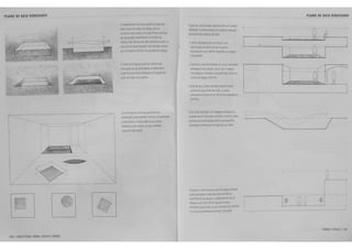 PLANO DE BASE REBAIXAOO 
~I 
, 
108 I UOUIT£TUU. fO~MA . ESPUO £ ORDEM 
0 re!la ...,~.e-.to de .ma ~ o3 pta~~ de 
~a;e I5Cb ~ •, Gampo ~e ~a;o de u!'1 
r.or.w..o rrss a1rplo. A5 S~Jptmc~ 1-er-...alo 
d8 ;1eprre5ilo e£>;817-~m 05 'lli'Jte~ clo 
campo. Ts/5 m tts ~ib i>Ao 1mp!it.~corr.o r.o 
c.a;o ~e u"l pla>10 eiev3~ rrca5l>ord85 1~5>-ei5 
~oe e<::r.eya"' a '.mr>3• as pa.Ues clo espa;o. 
0 ca•po de e5p~ oooe w a nh ma·s 
ar-Jcu'ilclo ao ~ w~:·a5t3r o ~ra~:r.enw 
5Jtltri'.cia Ja area rel>ab!Ma com a~,;e!e 43 
r.a·~ de !>a!;e drct.llllJI~~. 
Vm cor.U'as:C '3 fom-.a. ~eo:r.e-..na ou 
or.er.;a:ilo oode ;a,~n; ri.Jr~a· i~ :r.e~te 
a 0er.:.&&le e •<itp'rder,o.a clo carr.po 
reoa1.aJo com re3ylo ao ;eu cor:«..o 
e~-' ma 5 ~mplo. 
Ogra"dew.tin.".dJile~· er.;re ""' G.l"'po 
rebi•Jclo e a area e1~aJa Clrtv•A:Jrte ~t'<ie 
1a e!>Gilra oa mu&an~ Je r.ive'. 
• A Jrea re~a·.a03 ~e r.or.s: :w ~'l'.J 
lr.terr1~ tlO f.l'.O des® oo p;;,o e 
Pffl!'::l'.ta' C/j(l'l) pa-tt •r.Z'~rar;.e tio e5pa~ 
cirwkr.:.e. 
· 0 """'.(11::.0 ~a prcfur.d;&,;~e clo Gll"'po re!1a .;m 
er.fraq""' 5Ua rc:V)Q1.5t."Z como e5p~ 
circ.•J.J•;c dorY ece 5:lJ )t' -~ w,r.o ."1 
o?urr.t de e5p3yo 0 s~rr.o. 
• U:r.;~ ,ez o,.e a p!.v.o de p,v.,e cr~ rca t!>te~ 
a~""<~ :ier~ •hJae. silo,oc3"'P<J 
re,.;'xado !;e torra t~t 5 ~..., ru r.to oepara:lo e 
:J ~trW. 
C".a' u!)I.J lll•sir,ao com o~'<lus. ~ 0'. 
ra.,.pas Je c., r.~.r:l pii'<~ o prO-.:,..., e<:~.reu pa11 
prw.7.er a e<:r.: r."da;e eoe u!!'a S'J~-;'lc.e 
,~.ada e a area ~ue 5e erg,uo !;e~ red!)( 
E•"J.'!":..1 o s~ Je &Or· oar.~ um ~~ !'e.lldo 
pok ~r~r 9 na:...rezJ e<'~"C'<~ Oil 
SI.J':a·.c~aoo~o~ ·.a~,•:.oJe ;rr. 
e;pa-..o s u.~ •'.el rferiod'. ~'.e 4): ~J5 
sr--..Jcrcs ~ a "' r s 5U3 r.Jt-.rw "~.ids 
0'. a 5U35 qus 330e~Je am.]O t F"u-;lo. 
PLANO DE BASE REBAIXAOO 
J 
FOIIU! fSPl(O 189 
 