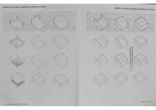 SUMARIO DE TIPOLOGIA: ELEMENTOS DEFINIDORES DE ESPA~O s . 
UMARIO DE TIPOLOGIA: ELEMENTOS DEFINIDORES DE ESPA~O 
/ 
/ 
./ 
1 /1 ~v1 · · (v) ~ 
~ / v 
IOIMl ! !SPHO I Sl 
I 56 / UOUITHUll: fORMA , !SPA(O E OIDEIA 
 