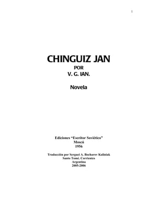Chinguizja nprimero (Genghis Kan)