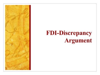 FDI-Discrepancy Argument 