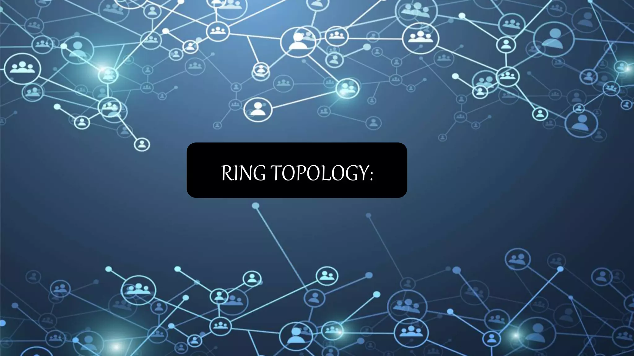 RING TOPOLOGY:
 