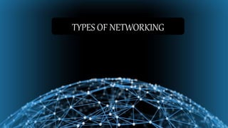 TYPES OF NETWORKING
 