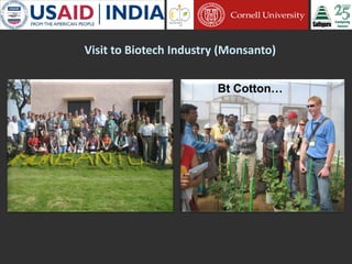 Cornell University and Sathguru Engagement in Agriculture Development In South Asia - 1994 - 2011