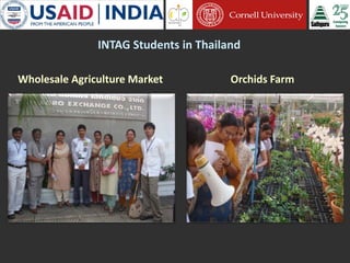 Cornell University and Sathguru Engagement in Agriculture Development In South Asia - 1994 - 2011