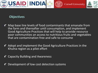 Cornell University and Sathguru Engagement in Agriculture Development In South Asia - 1994 - 2011