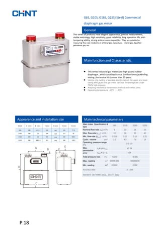 Domestic Gas Meters Range Catalog | Kimpex ( Kriti Trade Impex )