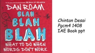 1
Chintan Desai
Pgcm4 1408
IAE Book ppt
 