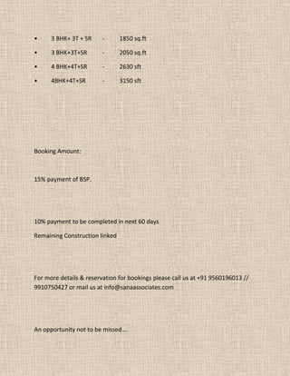 Book Now - Chintels Paradiso Phase 2 Gurgaon.