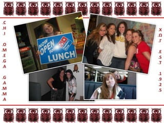 CHIOMEGAGAMMAThe Women of ΧΩΓΧΩΓEST1925