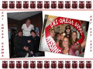 CHIOMEGAGAMMAΧΩΓEST1925