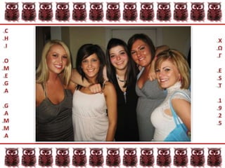 CHIOMEGAGAMMAΧΩΓEST1925