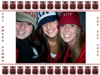 CHIOMEGAGAMMAΧΩΓEST1925