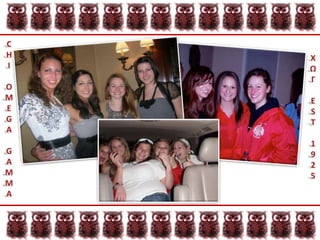 CHIOMEGAGAMMAΧΩΓEST1925