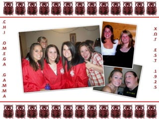 CHIOMEGAGAMMAΧΩΓEST1925