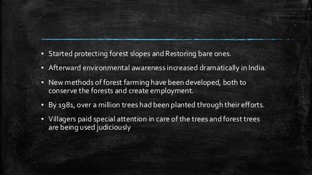 Chipko Movement Chipko Movement