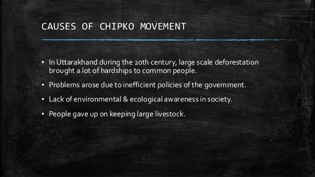 Chipko Movement Chipko Movement