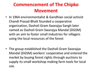 Chipko movement   