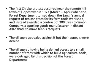 Chipko movement   