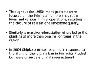 Chipko movement   