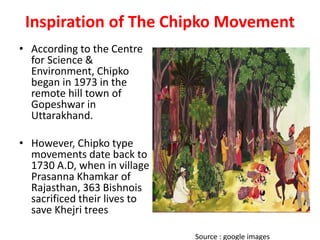 Chipko movement   