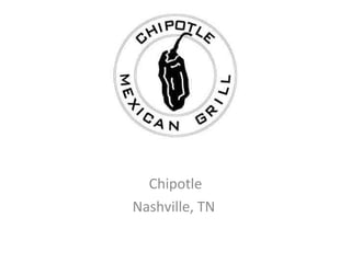 Chipotle Nashville, TN  