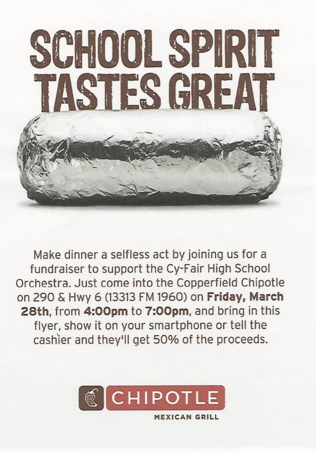 Chipotle Fundraiser