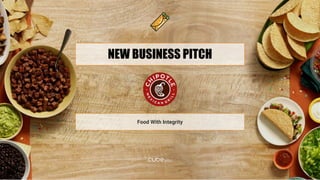 NEW BUSINESS PITCH
Food With Integrity
 
