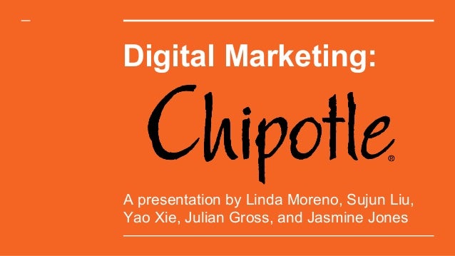 chipotle digital marketing presentation