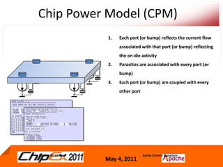 Full chip correlationASICVendorsSystem HousesChip PowerModelTwo sides, co-verification
