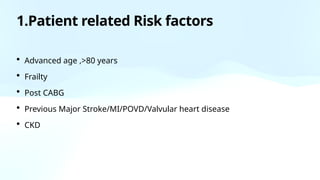 COMPLEX HIGH RISK INDICATED PERCUTANEOUS CORONARY INTERVENTION - AN ...