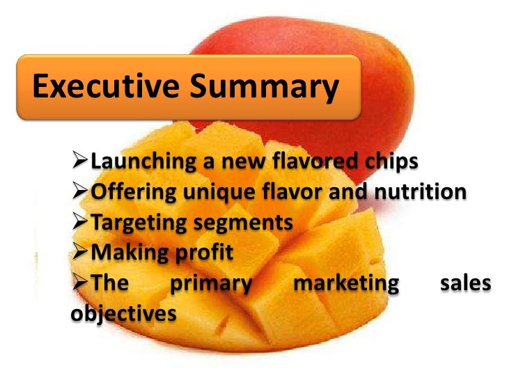 Marketing plan of mango float picture