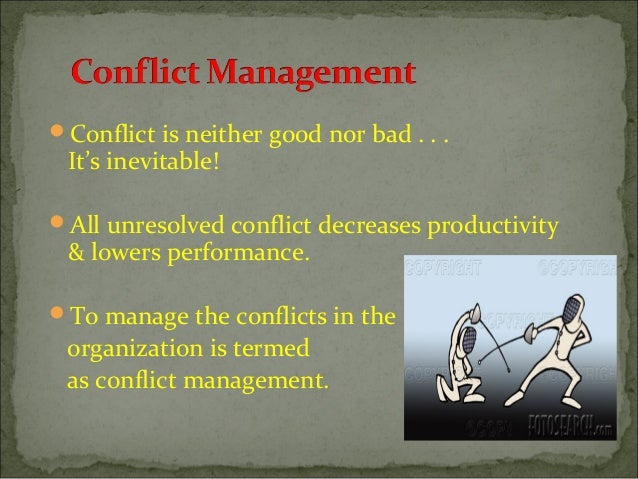 Phd thesis on conflict management