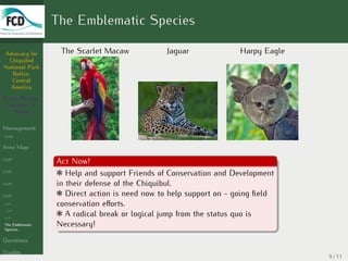 Chiquibul National Park PPT