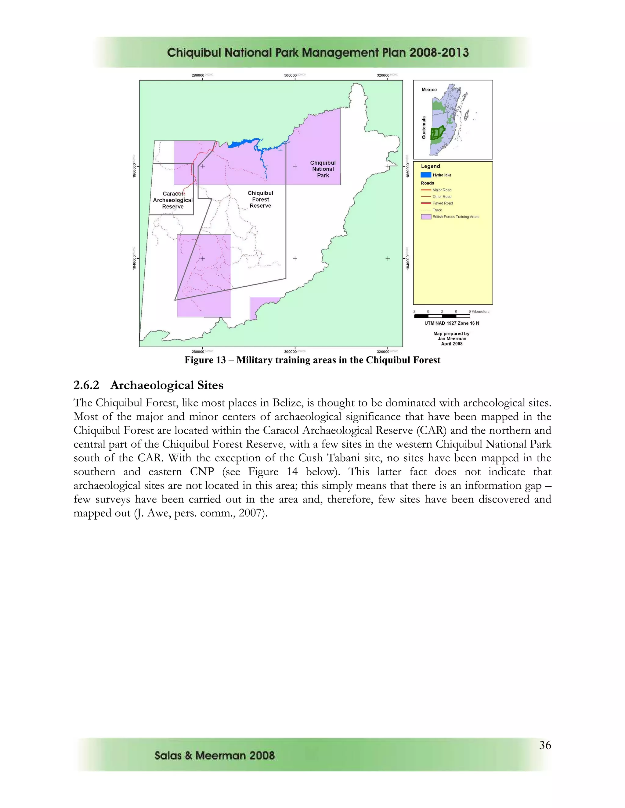 Chiquibul national park management plan... | PDF