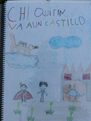 Chiquitín va a un castillo