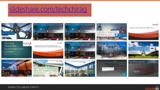 WWW.COLLAB365.EVENTS
slideshare.com/techchirag
 
