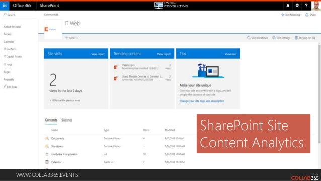 office 365 sharepoint site