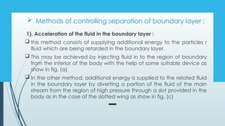 Comprehensive Analysis of Boundary Layer Separation in Fluid Flow | PPTX