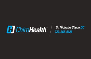 Chiro Health Sign 17x11
