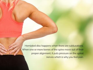 Chiropractic care and herniated disc
