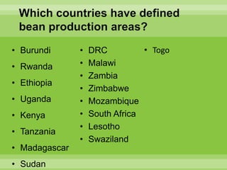 Chirwa presentation-2Breeding for Multiple Constraint Resistant, Micronutrient Rich Content and Niche Market Bean Varieties in the light of PABRA Workplans and Milestones