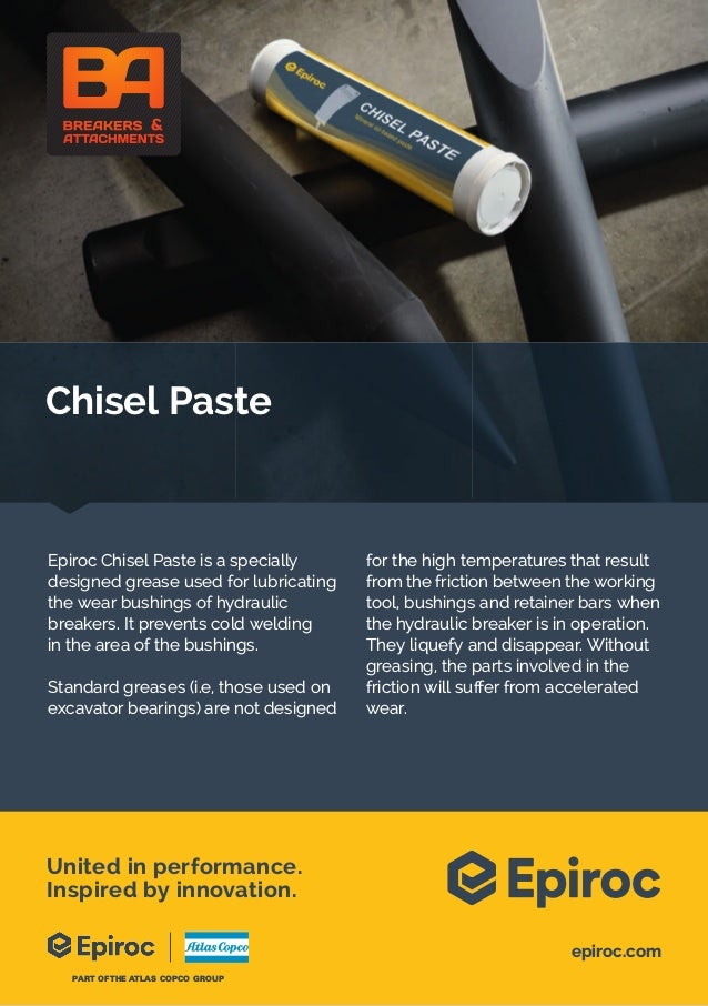 Best Chisel Paste For Breakers By BA Equipment Group